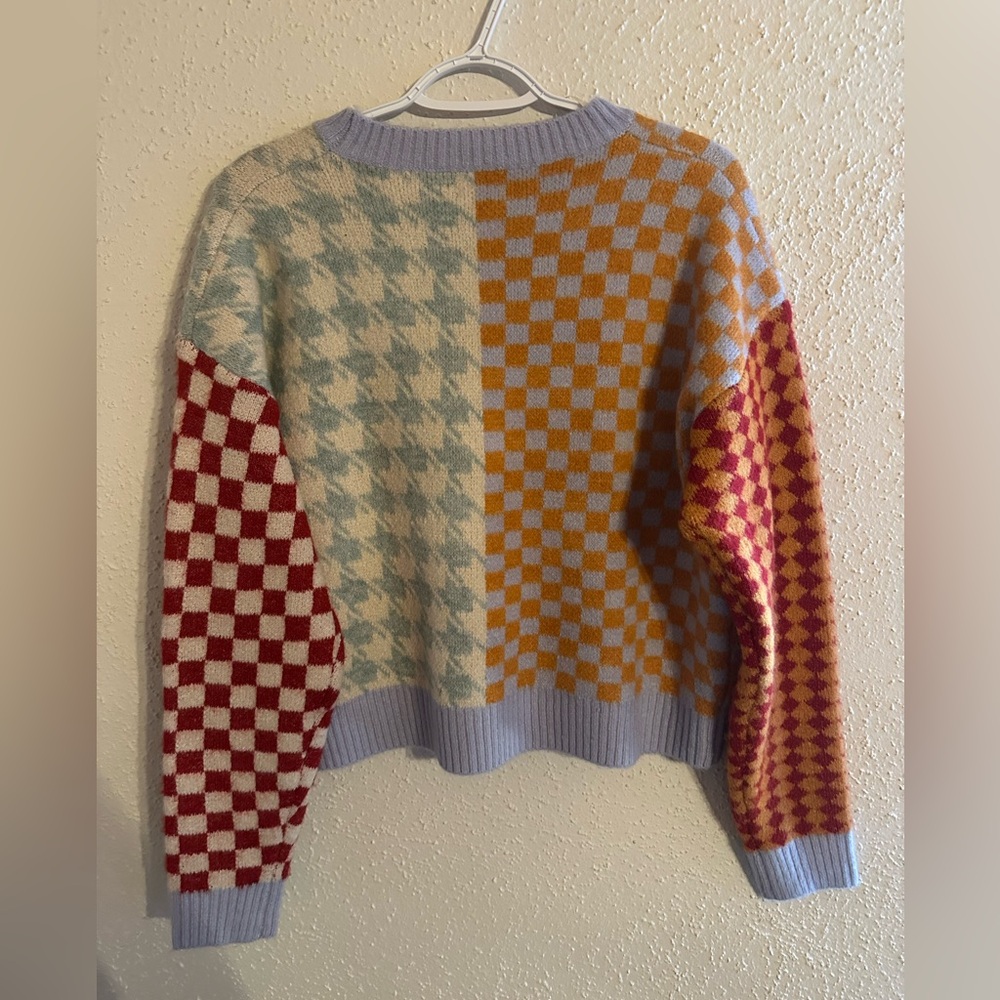 Patterned Multicolor Sweater - Picture 4 of 4
